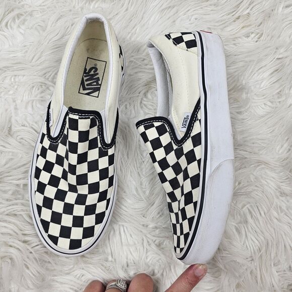 Vans Shoes - Vans Classic Slip-On Checkerboard Loafer Skate Shoes M 6.5, W 8 Worn Once